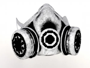 Gas mask batlle 3D Model