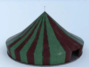 서커스 텐트 3D 모델