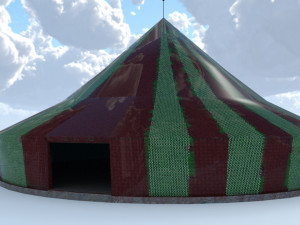 Circus tent 3D 모델
