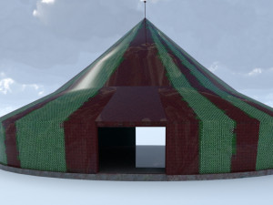 Circus tent 3D 모델