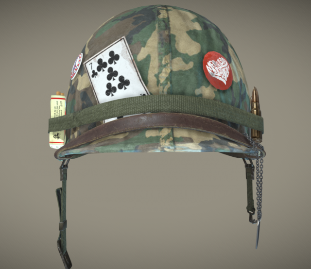 Helmet post apocalypse Model 3D .c4d .max .obj .3ds .fbx .stl .blend 