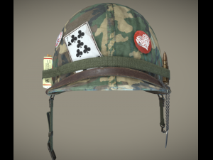 Helmet post apocalypse Model 3D