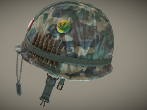 Helmet post apocalypse Model 3D
