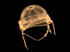 Kask po apokalipsie Model 3D