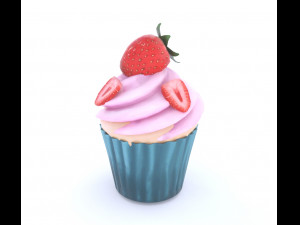 Cupcake 3D मॉडल