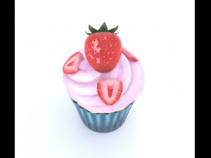 Cupcake 3D मॉडल
