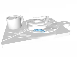 Cute coffee 3D Model