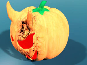 Demon pumpkin 3D Model