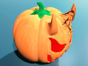 Demon pumpkin 3D Model