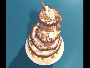 Cake cream Model 3D