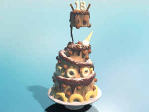 Cake cream Modello 3D
