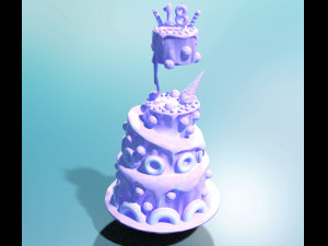 Cake cream Modello 3D