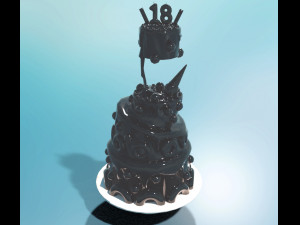 Cake cream Modello 3D