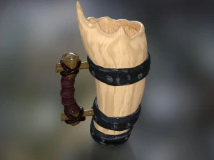 Taza medieval Modelo 3D