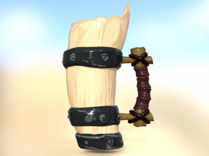 Mug medieval 3D 模型