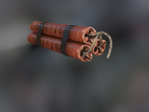 Dynamite 3D Model