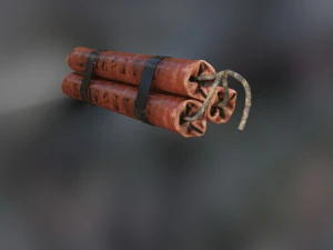 다이너마이트 3D 모델