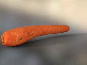 Vegetables and board 3D Model