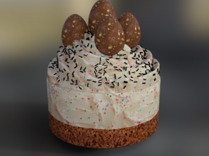 Cake decor easter 3Dモデル