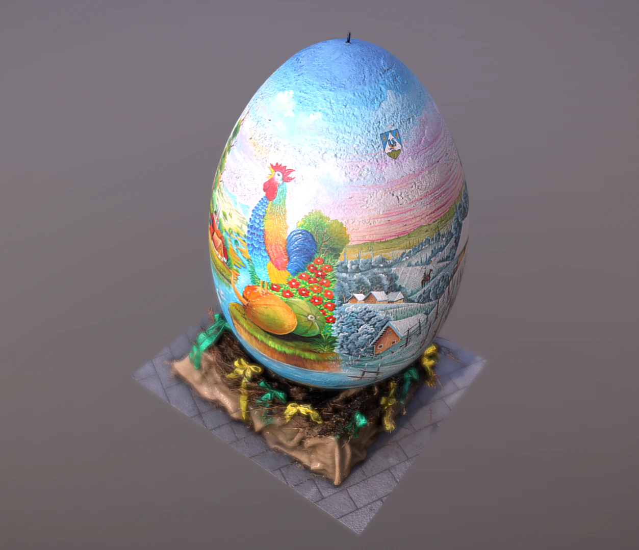 Eggs easter 3D Model .c4d .max .obj .3ds .fbx .stl .blend 