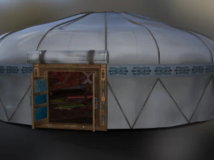 Tent kazakh yurta 3D Model