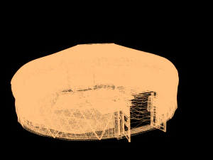 Tent kazakh yurta 3D Model
