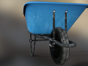 Wheelbarrow 3D-Modell