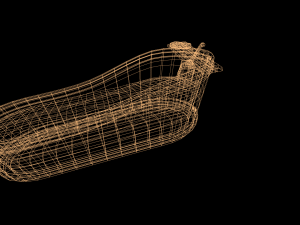 Wooden bathtub 3Dモデル