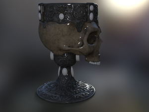 Goblet skull 3D Модель