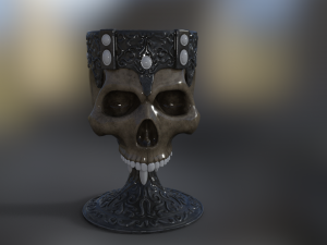 Goblet skull 3D Модель