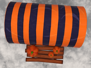 Halloween stall 3D 模型