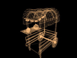 Halloween stall 3D 模型