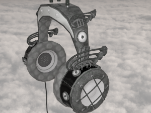 Steampunk headphones 3D मॉडल