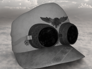 Aviator hat 3D Model