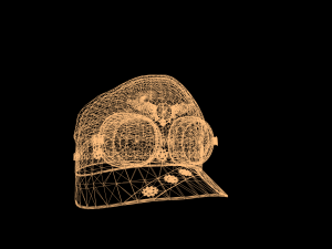 Aviator hat 3D Model