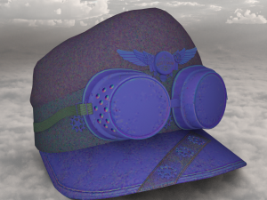 Aviator hat 3D Model