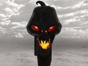 Pumpkin halloween scary Model 3D