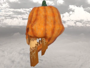 Pumpkin halloween scary 3D Model