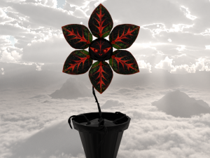 Halloween-flower 3D-Modell