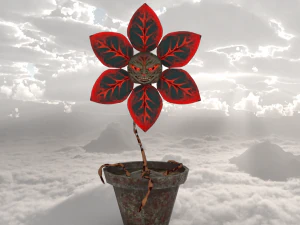 Halloween-flower 3D Model