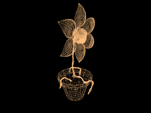 Halloween-flower 3D-Modell