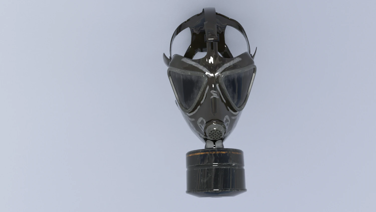 Gas mask 3D Model .c4d .max .obj .3ds .fbx .stl .blend 