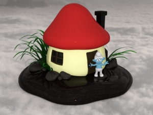 House smurf 3D Model