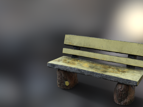 Bench 3D Model