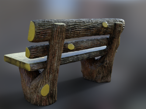 Bench 3D 모델