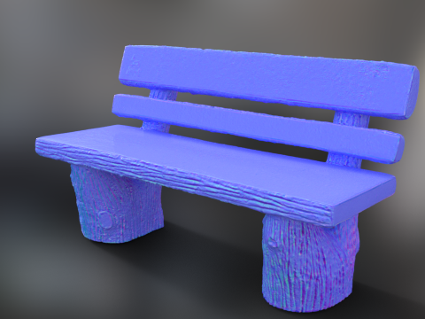 Bench 3D 모델