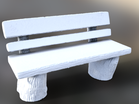 Bench 3D 모델
