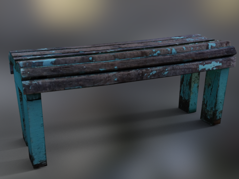 Bench park 3D Модель