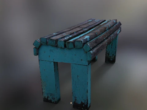 Bench park 3D Model