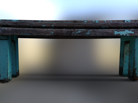 Bench park 3D Модель